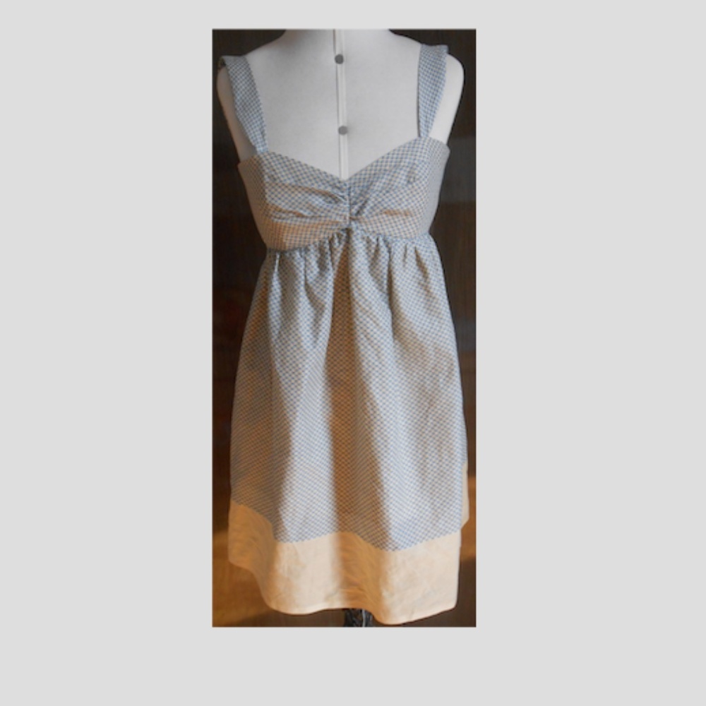 Cutout Print Silk mini dress